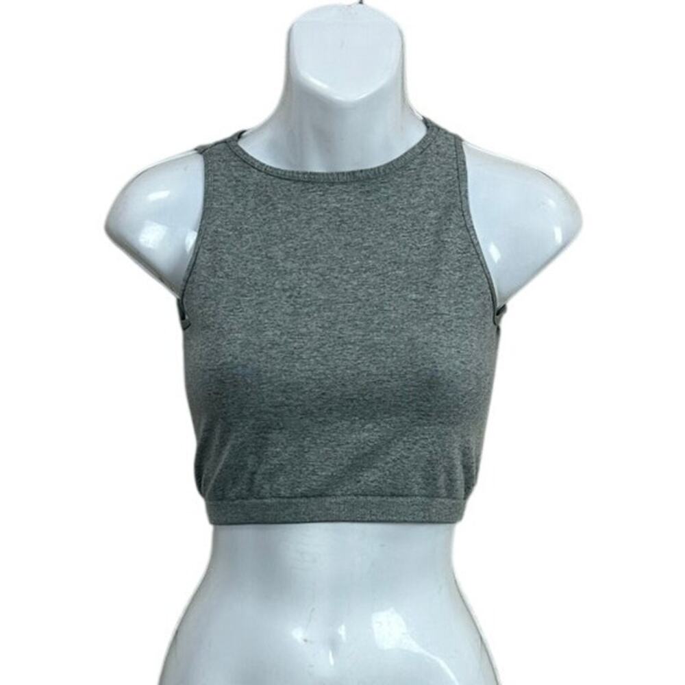 Free People Intimately Gray/Green Cropped Tank size XS/S